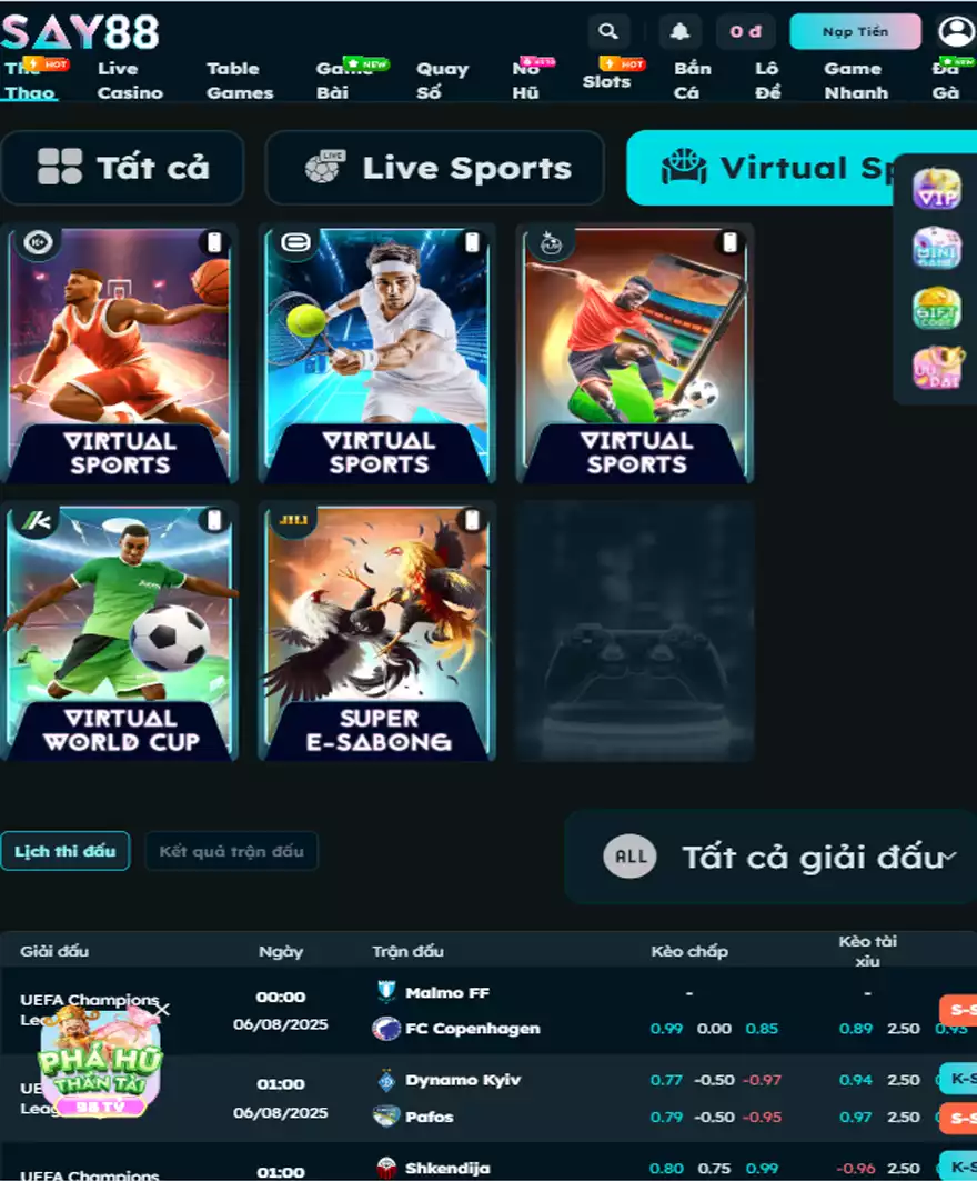 Thể thao SAY88