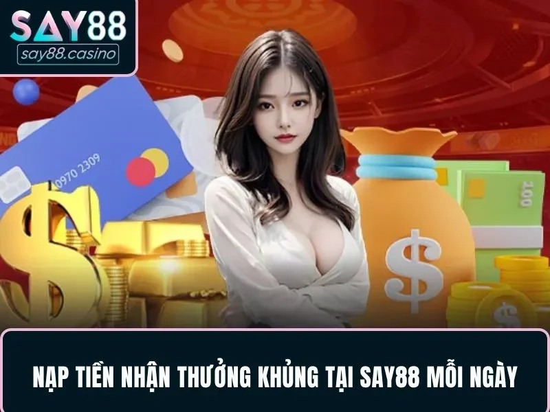 SAY88 Nạp tiền nhận thưởng khủng mỗi ngày