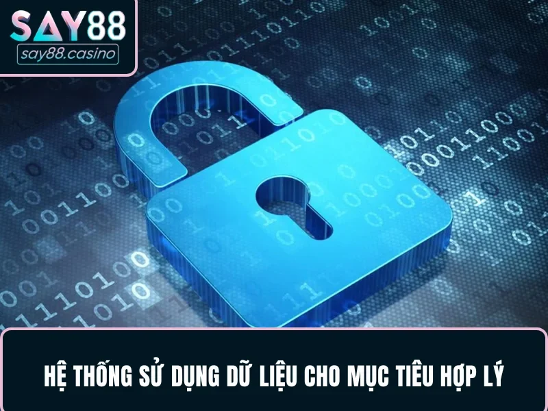Hệ thống sử dụng dữ liệu cho mục tiêu hợp lý